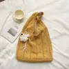Bolso de Mano Tejido Estilo Bosque Nuevo Primavera 2026 para Mujer, Bolso de Mano y Hombro, Bolso Tejido, Bolso Sencillo para el Hombro para Viajar