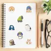 500 hojas/rollo serie de gatos lindos de dibujos animados rollo rollo pasta pegajosa tarjeta goo decoración de cuenta manual cuaderno teléfono móvil pegatina de PVC