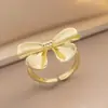 Anillo Exquisito Super Brillante de Circonita para Niñas, Lujo Accesible y Anillo de Apertura Ajustable de Gama Alta, Baño de Oro Real Simple