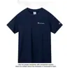 Camiseta de Manga Corta de Algodón Puro Unisex 2026 Nueva Camiseta Bordada Holgada Ins Marca de Moda Estilo Japonés Hong Kong Top Verano