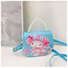 Bolsa de Hombro para Niños 2024 Jardín de Infancia Viaje Versátil Genial Mickey Niña Bolso de Mano de Perla Bolso Cruzado My Melody