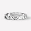 Anel Clássico Estilo Chanel Xadrez de Diamantes Banhado a Ouro para Mulheres Ouro Rosa Platina Anel de Diamantes para Casal Homens