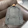 Sudadera con capucha y media cremallera de manga larga, chaqueta polar, transpirable, que absorbe la humedad, de secado rápido, para el commute en ciudad en primavera y otoño, invierno 13976