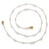 Blogger INS transfronterizo de comercio electrónico europeo y americano con popular cadena de gafas de perlas pequeñas hecha a mano, cadena para mascarilla, cadena multiusos