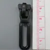 No. 5 Tiradores de Cremallera, Tirador de Nailon Negro por Electroforesis, Tirador de Cremallera Metálico para Bolsos y Ropa, Tirador de Cremallera de Aleación de Zinc