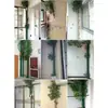 Tubo de bajada decoración aire acondicionado calefacción gas embellecimiento cubierta plantas verdes bambú artificial flores artificiales árbol plástico corteza de árbol