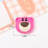 Urso de morango fofo criativo diy cola creme epóxi acessórios de concha de telefone m Bean Bear Acessórios de resina de morango