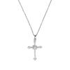 Collar de Cruz Estelar para Mujer, Moderno y Cool, Lujo Ligero, Nicho, Zircón de Alta Calidad Diamante Brillante Colgante Cadena Clavícula