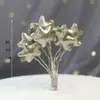 Nuevo adorno de piruleta de bola de lentejuelas con lazo de celebridad en línea, adorno para pastel de cumpleaños, decoración creativa para mesa de postres de fiesta