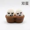 Clicker impreso en 3D para aliviar el estrés, clicker de comida, colgante de llavero con botón de capuchino en forma de corazón