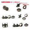 Hebilla Magnética Redonda de Metal Tapa de Tachuela de Doble Cara Hebilla Magnética Pequeña de 10 mm Accesorios para Equipaje Hebilla a Presión Fábrica