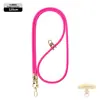 Cordón de alta gama para teléfono móvil 6MM resistente para colgar en el cuello ajustable para exteriores anti-pérdida cuerda trenzada para muñeca delicada oro