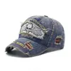 Gorra Nueva Estampada y Bordada Transfronteriza de Amazon, Gorra de Béisbol Vintage Desgastada, Gorra de Pico para el 250º Aniversario