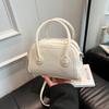 Bolsa pequena de textura de alta qualidade para mulheres, primavera e verão 2025, nova bolsa transversal multifuncional, casual, estilo coreano, bolsa portátil com travesseiro