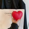 Mini Bolso Clip en Forma de Corazón Mujer 2024 Primavera y Verano Nuevo Corazón de Niña Personalidad Cadena Bolso de Amor Trendy