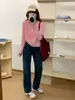 Camiseta Base Manga Longa, Ombro Normal, Estilo Básico, Petite, Primavera, Outono e Inverno, Gola Redonda, Para Usar em Camadas, Novo Estilo 2025 para Mulheres