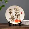 Novo Estilo Chinês de Alto Nível Enfeites de Boas-Vindas para Casa Sala de Estar Entrada Adega Armário de TV Artesanato Decorativo de Cerâmica de Alto Nível