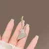 Broche com Acabamento de Luxo, Estilo Nicho e Simples, Alfinete de Roupa, Acessório de Pérola para Terno, Broche