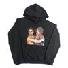 Amazon Ins Otoño e Invierno Nuevo Transfronterizo Europeo y Americano Holgado Hip-Hop Elegante para Hombre y Mujer Sudaderas con Cremallera y Capucha Estampadas