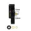 Movimiento de Reloj de Pared Popular DIY Silencioso Transfronterizo Movimiento de Barrido de Segundos con Manecilla de Nogal Negro Reloj de Pared de 12 Pulgadas