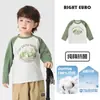 [Colección de Camisetas de Manga Larga] Camisetas Básicas de Otoño Estilo Europeo para Niños, Ropa Nueva para Niños Pequeños y Bebés para Primavera y Otoño