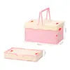 Caja de Almacenamiento con Tapa para Regalos y Recuerdos, Caja de Almacenamiento Portátil para Snacks de Estudiantes, Caja de Plástico para Cosméticos, Caja Organizadora de Almacenamiento