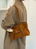 Bolso de Axila Retro de Nicho para Mujer 2026 Nuevo de Moda Tendencia Estilo Coreano Bolso Tote de Gamuza y Felpa Bolso de Hombro Simple