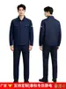 Chaqueta de Trabajo con Cremallera para Primavera Otoño Invierno para Hombre de Manga Larga Resistente al Desgaste Antiestática Ropa de Trabajo Exterior con Tiras Reflectantes Ropa de Protección Laboral