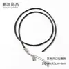 Cuerda de Cera Coreana para Collar 1.5/2.0mm Cuerda para Colgante Cierre de Langosta Cuerda Negra para Colgante Accesorios de Joyería DIY Hechos a Mano Cuerda para Colgante