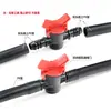 Tubería de PE Rosca Exterior Doble Manguito Válvula de Bypass Recta Accesorios para Tubería de PE Tubería de PVC Accesorios para Cintas de Riego por Goteo Cintas Aspersoras