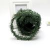 Anillo de flores navideñas para decoración de pared, barra de hierba, simulación de agujas de pino, PVC, decoración de árbol de Navidad, barra de agujas de pino, planta de simulación transfronteriza