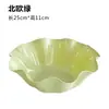 Plato de Fruta de Plástico con Borde Festoneado Plato de Fruta Seca Mesa de Café de Sala de Estar Plato de Dulces Estilo Europeo Canasta de Plato para Snacks Caseros Semillas de Melón
