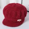 Sombreros de otoño e invierno para personas de mediana edad y mayores, sombreros cálidos para abuelas, madres, personas mayores, forro polar de lana, señoras mayores, sombreros de algodón de invierno