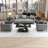 Juego de sofá y mesa de centro para oficina, diseño moderno y minimalista, adecuado para áreas de recepción, salas de juntas, propiedades de alquiler y uso comercial; Disponibles ventas al por mayor y ofertas especiales