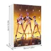 Calendario de Cuenta Regresiva Navideña para Grupo de Chicas Cazadoras de Kpop Transfronterizo Caja Sorpresa Mochila Llavero de Coche Colgante Acrílico