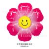 Celebridade da Internet Branco Colorido Rosto Sorridente Balão de Flor Girassol Dia das Crianças Margarida Suprimentos para Decoração de Eventos Estilo K