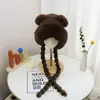 Sombrero de Felpa Jacquard Estilo Étnico Japonés para Mujer, Sombrero Lei Feng con Forro de Lana para Otoño e Invierno, Sombrero de Esquí para Viaje, Gorro de Punto para Proteger los Oídos