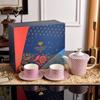 Taza de Café y Platillo de Porcelana Fina Royal Russian Star Tetera Juego de Té de la Tarde Lujo Accesible Exquisito Regalo para el Hogar