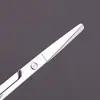 Tesouras oftálmicas de aço inoxidável com pontas retas para remover pontos, pontas curvas, pontas redondas, tesouras cosméticas pequenas, tesouras para experimentos domésticos