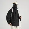 Jaqueta Três-Em-Um Removível Outono e Inverno Duas Peças Corta-Vento Outdoor Jaqueta Masculina Repelente à Água Tamanho Grande Jaqueta para Montanhismo