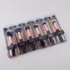 Brocha de polvo suelto de alta calidad de una sola pieza para comercio exterior transfronterizo, en caja con mango de madera y cerdas sintéticas, para maquillaje facial, base, corrector y contorno