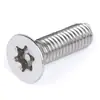 Tornillo de Máquina de Acero Inoxidable 201 con Cabeza Avellanada Torx Interna de Forma Especial Antirrobo Ranura Torx Antimanipulación Cabeza Plana M2/M3/M4