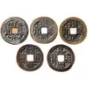 Umbral de Entrada de Puerta de Piedra al por Mayor con Monedas Antiguas para Decoración de Puerta a Puerta, Monedas Genuinas de los Cinco Emperadores
