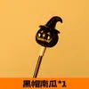 Decoración de Palo de Manivela de Halloween Linterna de Calabaza Juguete para Niños Pequeñas Calabazas Regalos Suministros para Fiesta Temática Adornos Luminosos