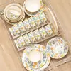 Louças de Cerâmica Personalizáveis, Pratos de Jantar Domésticos, Travessas Grandes para Sopa, Tigelas Grandes de Aparência Sofisticada, Tigelas para Macarrão, Conjuntos de Tigelas e Pratos para Macarrão Instantâneo