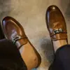 Versión de Piel de Oveja~ Mocasines Slip-On de Uso Bidireccional para Mujer, Zapatos Oxford Planos de Cuero Slip-On, Zapatos Individuales de Nuevo Estilo 2026 para Mujer