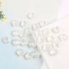 Conchas transparentes color AB con cuentas, conchas con cuentas, cuentas sueltas, material para hacer horquillas con borlas y accesorios para el cabello DIY