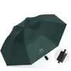 Sombrilla de Sol Reforzada Personalizada de 10 Varillas Resistente al Viento con Recubrimiento Negro Manual al 70% de Descuento para Protección Solar, Doble Uso para Sol y Lluvia, Se Puede Imprimir con Logo