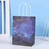 Sacola de Presente Dia das Crianças Sacola de Papel Kraft Desenho Animado Sacola para Levar Sacola para Embalagem de Presente de Festa Bolsa