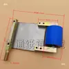 Accesorios para maquinaria de cartón: Máquina selladora de cajas totalmente automática, máquina encoladora de cajas, rodillo de presión, juego de rodillos de presión de nylon azul